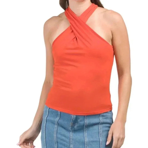 Cross Halter Top - Picture 1 of 2